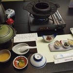 Owari Asahi En - 最初に並んでいた料理