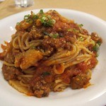 イルゴローソ - あらびきポーク、竹の子のトマトソース