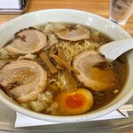 大勝軒 - 私の中の最上位　チャーシューワンタン麺にワンタン大盛り