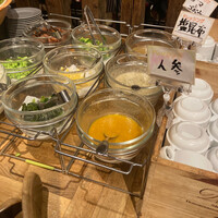 ビストロガブリ 大門店 - サラダバー　ドレッシングが美味しい