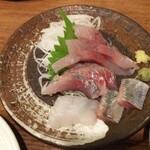 金町製麺 - 刺身盛