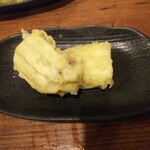 金町製麺 - 茄子の天婦羅