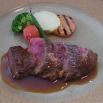 下野農園 - 霧降高原牛のイボチソテー