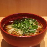 こころや - 〆の小かけうどん(温)