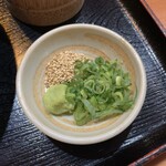 Hiruzen Soba San Raku - 薬味【2022.10】