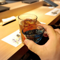 難波 鮨 よこ田 - 乾杯