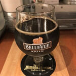 ヒマラヤテーブル - 夜の帳1年熟成(京都醸造:京都)。スタウト(黒ビール)の度数を高めたものを更に1年寝かせたもの。甘味や旨味が濃縮されて美味し。ちゃんと何かをつまみながらゆっくり飲むのをオススメします(⌒▽⌒)