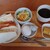 カフェラテ - ●ホットコーヒー　420円
（モーニングサービス付き）◆サンドイッチモーニング