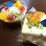 Patisserie OUBLIE - フロマージュ（季節限定）399円、スコップケーキ315円