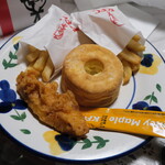 ケンタッキーフライドチキン - 料理写真:ポテトS 2にクリスビー、ビスケット