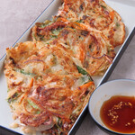 Seafood pancake