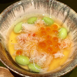 神泉 たつ - 雲丹と枝豆の茶碗蒸
