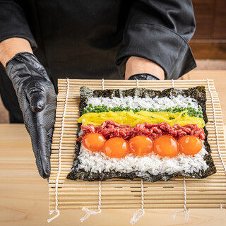 絢爛豪華！当店の名物【富士巻き】