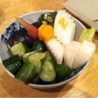 里葉亭 - 漬物盛り合わせ