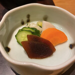 わたべ - 丁寧な漬け方。細かいところまで配慮が行き渡ってて本当に凄い。