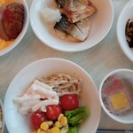 Ocean - 生野菜、焼き鯖