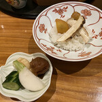 日本料理 みつわ - 〆は松茸とカラスミのご飯