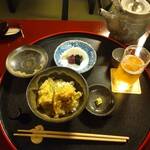 京・富小路 天ぷら吉川 - 天茶　かき揚げ