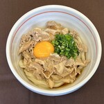 Tamaya - 肉玉ぶっかけ　肉うどんと卵のコラボ\850