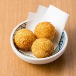 Sesame dumplings