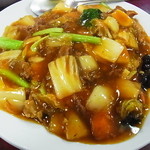Pekin Hanten - 牛筋飯(780)もボリューミーで旨味たくさん