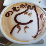 カフェ・ド・アメリ - デザインラテ（ヘーゼルナッツラテ）