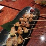 DINING彩 - 島らっきょうのベーコン巻串