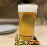 焼鳥 安國 - 生ビールハートランド