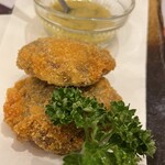 居酒屋しゃんがり - 大きなシイタケフライ