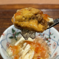 お料理 うち山 - 雲丹いくら湯葉ジュレ