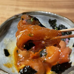 焼き鳥 とりら - ささみ卵黄