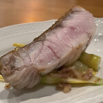 f - キジハタと根曲竹