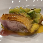 f - 高原比内地鶏腿と胸の炭焼き