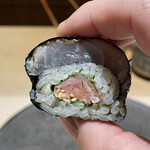 くるますし - のど黒炭焼きガリ紫蘇巻き