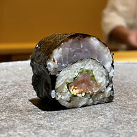 くるますし - のど黒炭焼きガリ紫蘇巻き