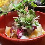 炭焼 おかげさん - 惣菜四点盛り