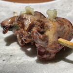 炭焼 おかげさん - ハツ元包みハツ