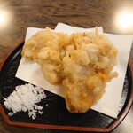 やぶ屋本店 - ほやの天ぷら300円