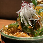 炭焼 おかげさん - 惣菜四点盛り