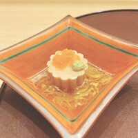 日本料理 花むさし - 菊胡桃豆腐  菊花餡