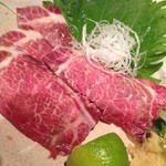 海臨丸 - 馬刺し