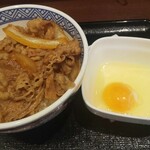 吉野家 - 牛丼、卵