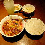 陳麻婆豆腐 - ご飯