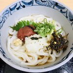 Menyuu Shokudou - 梅おろしぶっかけうどん