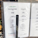 La Brianza - この日のメニューです。内容は随時変わっていきます