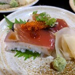 Shim Mikushi - ある日のコースの食事『カツオの押し寿司』