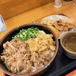 麺処 綿谷 - 肉ぶっかけ冷大ごしの天ぷら