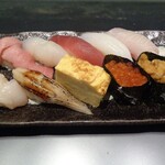 Sushi Jimbei - 特上にぎり1800円