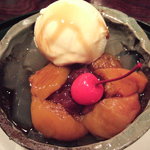 夢屋 茶房 - クリーム杏あんみつ