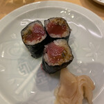 Sushi No Ikumi - 自家製青唐味噌入りの鉄火巻。酒のつまみにたまらない